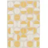 Tapis 120X170 cm CHERY coloris jaune