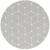 Tapis d'extérieur 120 cm ESSA coloris gris