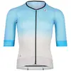 Maillot Bioracer Speedwear Cooling manches courtes bleu rose. - L