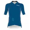 Maillot Bioracer Icon 2025 manches courtes bleu pétrole femme - S