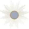 Urban living Miroir Mural Design Soleil Gold Home - Doré