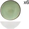 Cosy & Trendy Coupelle Fez Green-D14,5 XH 9 Cm-Lot de 6