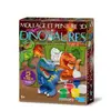 Kit DIY moulage - 4M - Dinosaure - 2 dinosaures de 7 cm - Peinture incluse