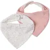 Lot de 2 bavoirs bandana Alice et Pomme ROSE Nattou