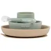 NATTOU Tableware Set of 4 Pieces ensemble de table pour enfant Green 4 pcs