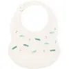 Bavoir imprimé silicone BLANC Nattou