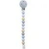 Attache tétine silicone GRIS Nattou