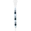 Nattou Attache Sucette Silicone - Bleu Et Gris - Nattou