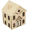 Artemio Maison en bois Ajourée Étoile 9,5 x 7,8 x 7,8 cm