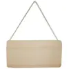 Artemio Plaque en bois à suspendre 21 x 10 cm