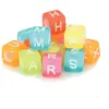 Artemio Perle Dé Alphabet 6mm Acidulé 300 pièces - Artémio Multicolore - Assort