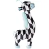 Jouet pour chiens Duvo+ Girafe Retro en peluche noir/blanc