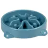 Gamelle pour chien ou chat anti-glouton Duvoplus Bleu 25,5x25,5x5 cm 14293
