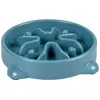 Gamelle pour chien ou chat anti-glouton Duvoplus Bleu 32x32x6 cm 14294
