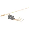 Canne à pêche pour chat calamar avec herbe à chat Duvoplus Eco Multicolore 6x17,5x40 cm 14632