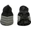 Duvo+ Veste pour chien Puffer Noir/Blanc S - 40CM