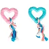 duvoplus, Dogtoy Puppy TPR Coeur avec Corde en Cotton 14cm, Jouet, Chien