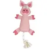 Jouet peluche pour chien Duvoplus Farm Friends Pia Pig Rose 50x24x6,5 ...