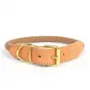 duvoplus, Collier en Nylon Solide et Souple avec sa Finition en Cuir G...
