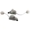 Jouet peluche pour chat avec queue drôle Duvoplus Cushy (2x3) Gris 16,...