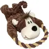 Jouet peluche pour chien en anneau Duvoplus Zoo Friends Tim Tigre TU