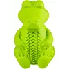 Distributeur de nourriture pour chien crocodile assis en caoutchouc Duvoplus Vert 7,5x9,5x12 cm 12561
