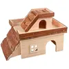 duvoplus, Hacienda en bois rongeurs 34x24x22CM, rongeur, Rongeurs
