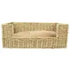 LAROY DUVO Laguna Panier entrée en zostère & coussin - Taille M - 56 x 36 x 21 cm