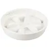 Gamelle pour chien et chat anti-fourmi Duvoplus Glossy Argenté 25x25x6 cm 13346