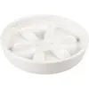 Gamelle pour chien et chat anti-fourmi Duvoplus Glossy Argenté 18,2x18,2x5 cm 13344
