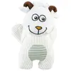 Jouet peluche pour chien husky + os Duvoplus Multicolore 27,5x27,4x16,5 cm 13438