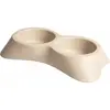 Gamelle pour chien Duvoplus Nuvola Doppia 2 Beige 35x20x6 cm 162215
