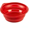 Gamelle pour chien escamotable en silicone Duvoplus Rouge 11x11x4,5 cm 1717062