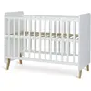 quax Lit bébé à barreaux Loft White (120 x 60 cm)