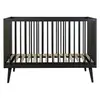 quax Lit bébé à barreaux Cocoon Eboni (120 x 60 cm)