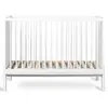 Quax - Lit bébé Ashi 60x120 cm Crème 60x120