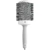 Brosse brushing Expert Blowout Shine nylon blanc & gris 65mm Olivia Garden