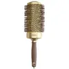 Brosse brushing Expert Blowout Speed nylon ondulé doré & marron 65mm Olivia Garden