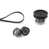 Pompe à eau + jeu de courroie trapézoïdale à nervures GATES KP26PK1183