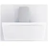 Novy Hotte décorative inclinée 120cm 808m3/h verre blanc 7841