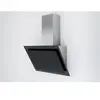 Novy - hotte décorative inclinée 90cm 467m3h verre noir  7830 - 7830