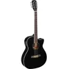 J.N Guitars Bessie BES-ACE Black guitare folk E/A