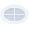 Guoml Jesmonite Moule en Silicone Porte-Savon 15 x 10,5 x 2,6 cm