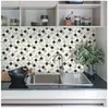 AMBIANCE-STICKER Sticker Design fleurs abstrait