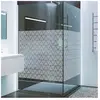 AMBIANCE-STICKER Film Fenêtre Anti Regard Occultant - TRIANGLES - Stickers pour Vitre & Porte de Douche - 50 x 100 cm -100 stickers triangles 10x10 cm