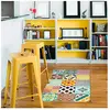 AMBIANCE-STICKER Tapis vinyle carrelages mixtes - 60 x 100 cm