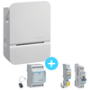Pack Borne de recharge HAGER XEV101 2,3 à 7,4kW + Module de charge dyn...