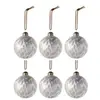 J-Line Boite De 6 Boules De Noel Leopard Verre Beige Mix Small TU