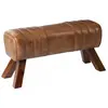Paris Prix Banc Déco "Gymnastique" 91cm Cognac