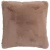 J-LINE Coussin cutie carré rose poudré Rose